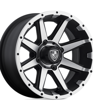 Fairway Alloys Fa136 Rebel Machined Matte Black