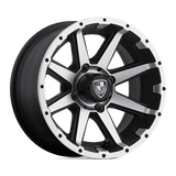 Fairway Alloys FA136 REBEL 14x6.5 -23mm Machined Matte Black (4x101.6)