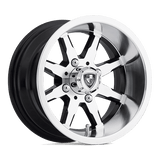 Fairway Alloys FA141 SHIFT 10x7 -25mm Machined Gloss Black
