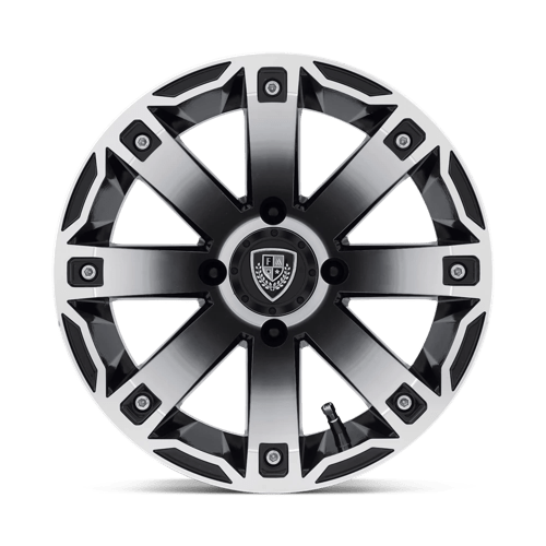 Fairway Alloys FA143 RAGE 12x7 -47 Machined Gloss Black