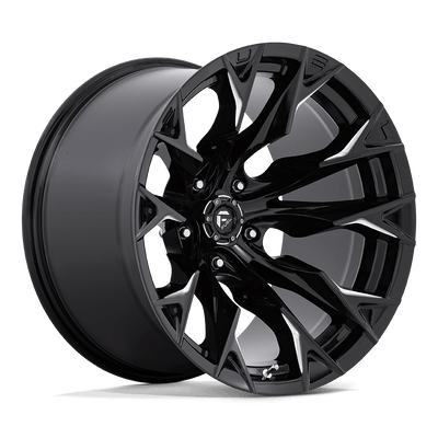 Fuel 1PC Flame 5 Black wheel