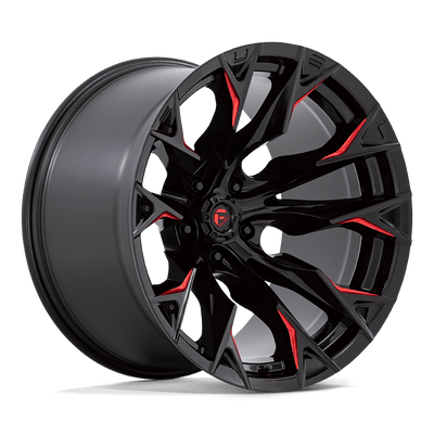 Fuel 1PC Flame 5 Black wheel
