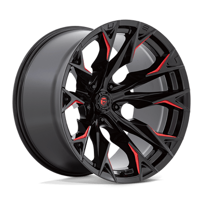 Fuel 1PC Flame 5 Black wheel