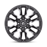 Fuel 1PC D803 FLAME 20x10 -18mm Gloss Black Milled