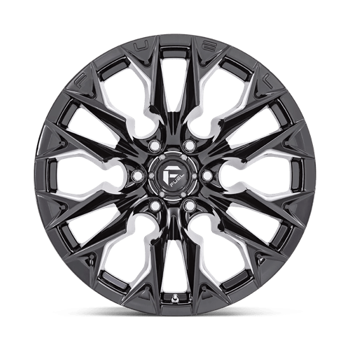 Fuel 1PC D803 Flame 20x9 1mm Gloss Black Milled – TFS Wheels
