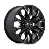 Fuel 1PC Flame 6 Black wheel
