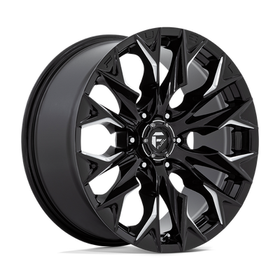 Fuel 1PC Flame 6 Black wheel
