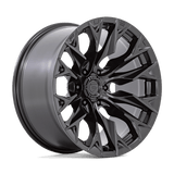 Fuel 1PC Flame 6 Black wheel