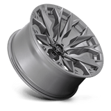 Fuel 1PC D806 FLAME 22x10 -18mm Platinum