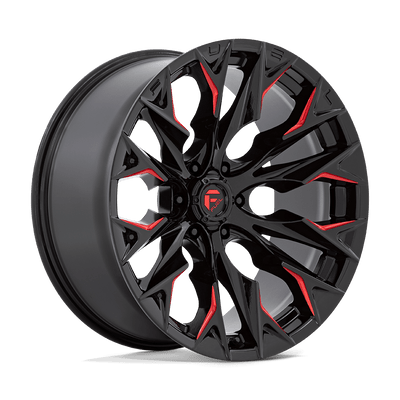 Fuel 1PC Flame 6 Black wheel
