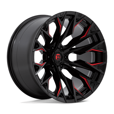 Fuel 1PC Flame 6 Black wheel