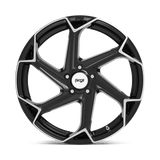 Niche M255 Flash 20x9 +35 Gloss Black Brushed premium Euro wheel
