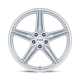 Foose CF8 20x10 +35 Gloss Silver premium monoblock wheel