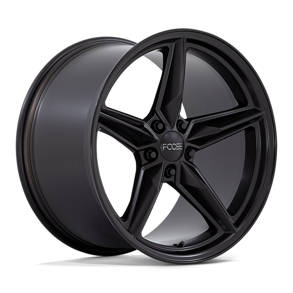 Foose 1PC CF8 Black wheel