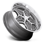 Foose 1PC F172 MERLOT 22x9 +15mm Anthracite Machined