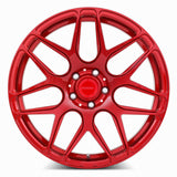 MRR FS1 18x9.5 +20 Candy Red premium Euro wheel