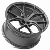 MRR FS6 20x10.5 +35 Matte Gun Metal premium sport sedan wheel 5x114.3
