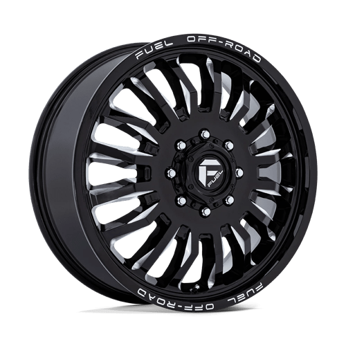 Fuel 1PC D868 ARC DUALLY 22.5x8.25 -201 Gloss Black Milled
