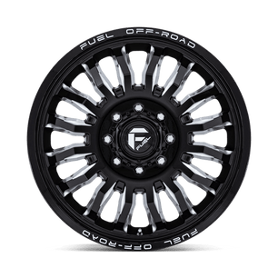 Fuel 1PC D868 ARC DUALLY 22.5x8.25 -201 Gloss Black Milled