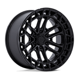 Fuel 1PC Celsius 17x9 +1mm Matte Black with Gloss Black Lip