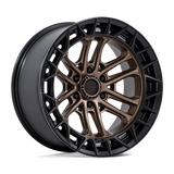 Fuel 1PC Celsius 20x9 +20mm Matte Bronze with Matte Black Lip