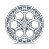 Fuel 1PC Charger 17x9 -12mm Gloss Silver with Machined Spokes