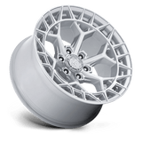 Fuel 1PC Charger 20x9 +1mm Gloss Silver with Machined Spokes