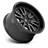Fuel 1PC D761 CLASH 18x9 +1mm Gloss Black Milled