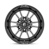 Fuel 1PC D761 CLASH 18x9 +1mm Gloss Black Milled