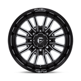 Fuel 1PC D761 CLASH 20x10 -18mm Gloss Black Milled