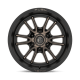 Fuel 1PC D762 CLASH 18x9 +1mm Matte Black Smoke Tint