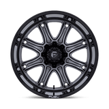 Fuel 1PC DARKSTAR 20x10 -18mm Matte Gunmetal with Black Lip