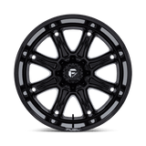 Fuel 1PC DARKSTAR 22x9 +1mm Gloss Black Milled