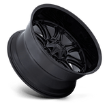 Fuel 1PC DARKSTAR 20x9 +1mm Matte Black with Gloss Black Lip (8x170)