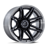 Fuel 1PC FC401 BRAWL 24x12 -44mm Gloss Black With Brushed Gray Tint Face & Lip