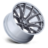 Fuel 1PC FC402 CATALYST 20x10 -18mm Platinum with Chrome Lip