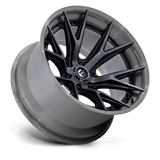 Fuel 1PC FC402 CATALYST 22x12 -44mm Gloss Black with Brushed Gray Tint Face & Lip