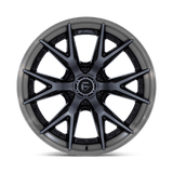 Fuel 1PC FC402 CATALYST 20x10 -18mm Gloss Black with Brushed Gray Tint Face & Lip