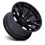 Fuel 1PC FC402 CATALYST 22x12 -44mm Matte Black with Gloss Black Lip