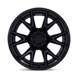 Fuel 1PC FC402 CATALYST 20x10 -18mm Matte Black with Gloss Black Lip