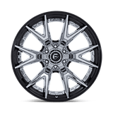 Fuel 1PC FC402 CATALYST 22x12 -44mm Chrome with Gloss Black Lip