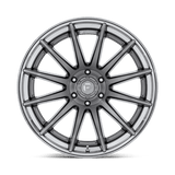 Fuel 1PC FC403 BURN 22x12 -44mm Platinum With Chrome Lip