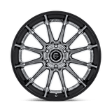 Fuel 1PC Burn 24x12 -44mm Chrome with Gloss Black Lip