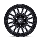 Fuel 1PC Rincon 20x9 +20mm Gloss Black with Milled Spokes and a Simulated Beadlock (6x139.7)
