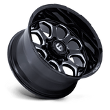 Fuel 1PC FC862 SCEPTER 20x9 +1mm Gloss Black Milled