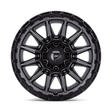 Fuel 1PC FC866 PISTON 22x9.5 +20mm Matte Gunmetal with Gloss Black Lip