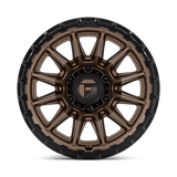 Fuel 1PC FC866 PISTON 22x9.5 +20mm Matte Bronze with Gloss Black Lip