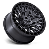 Fuel 1PC Sigma 17x9 -12mm Matte Gunmetal with Matte Black Lip