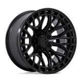 Fuel 1PC Sigma 22x9.5 +18mm Blackout Black with Gloss Black Lip