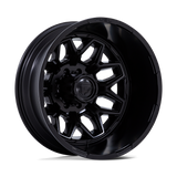 Fuel 1PC D871 FLUX DUALLY Black wheel